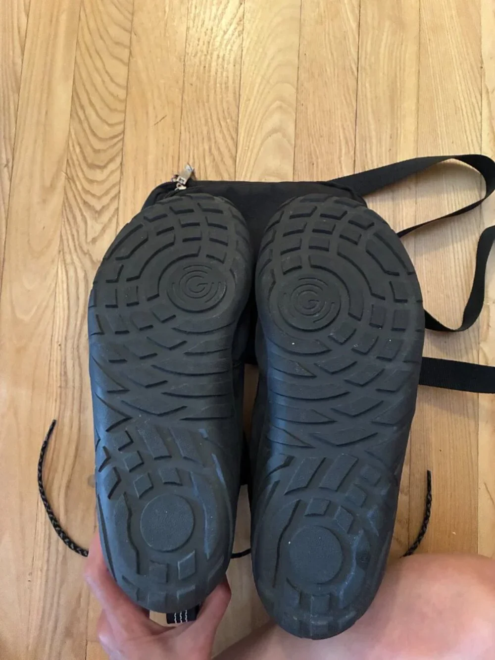 Groundies black size 44 waterproof boots